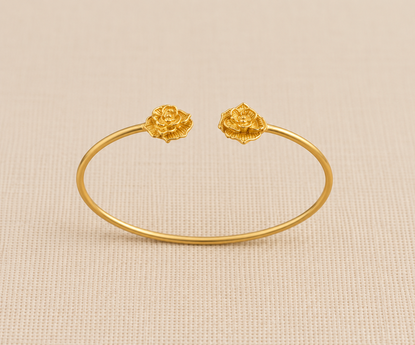 PULSERA BANGLE FLOR