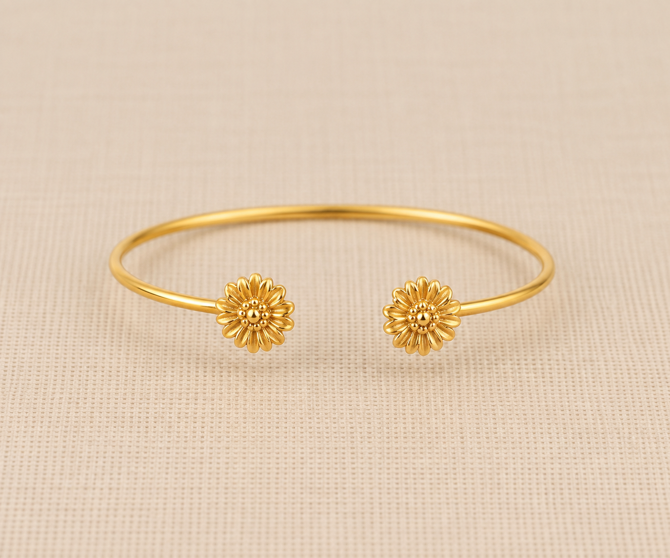 PULSERA BANGLE FLOR