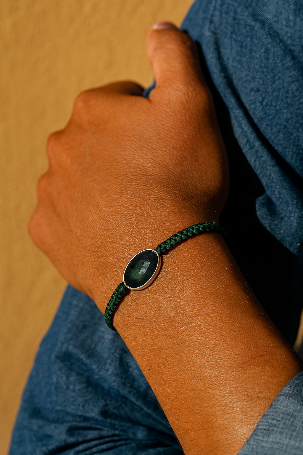 PULSERA MACRAMÉ PIEDRAS PRECIOSAS