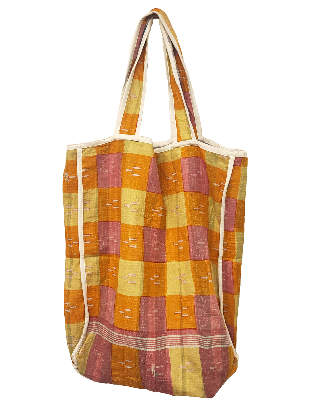 BOLSO TOTE VINTAGE KANTHA