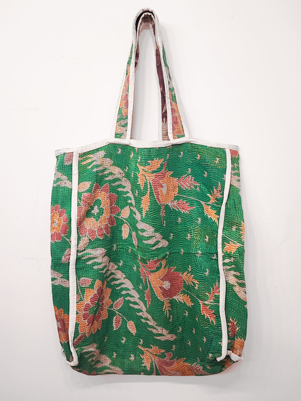 BOLSO TOTE VINTAGE KANTHA