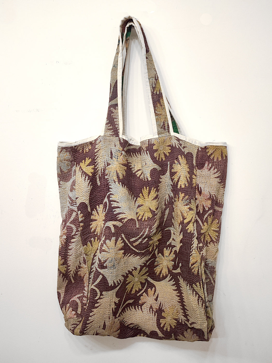 BOLSO TOTE VINTAGE KANTHA