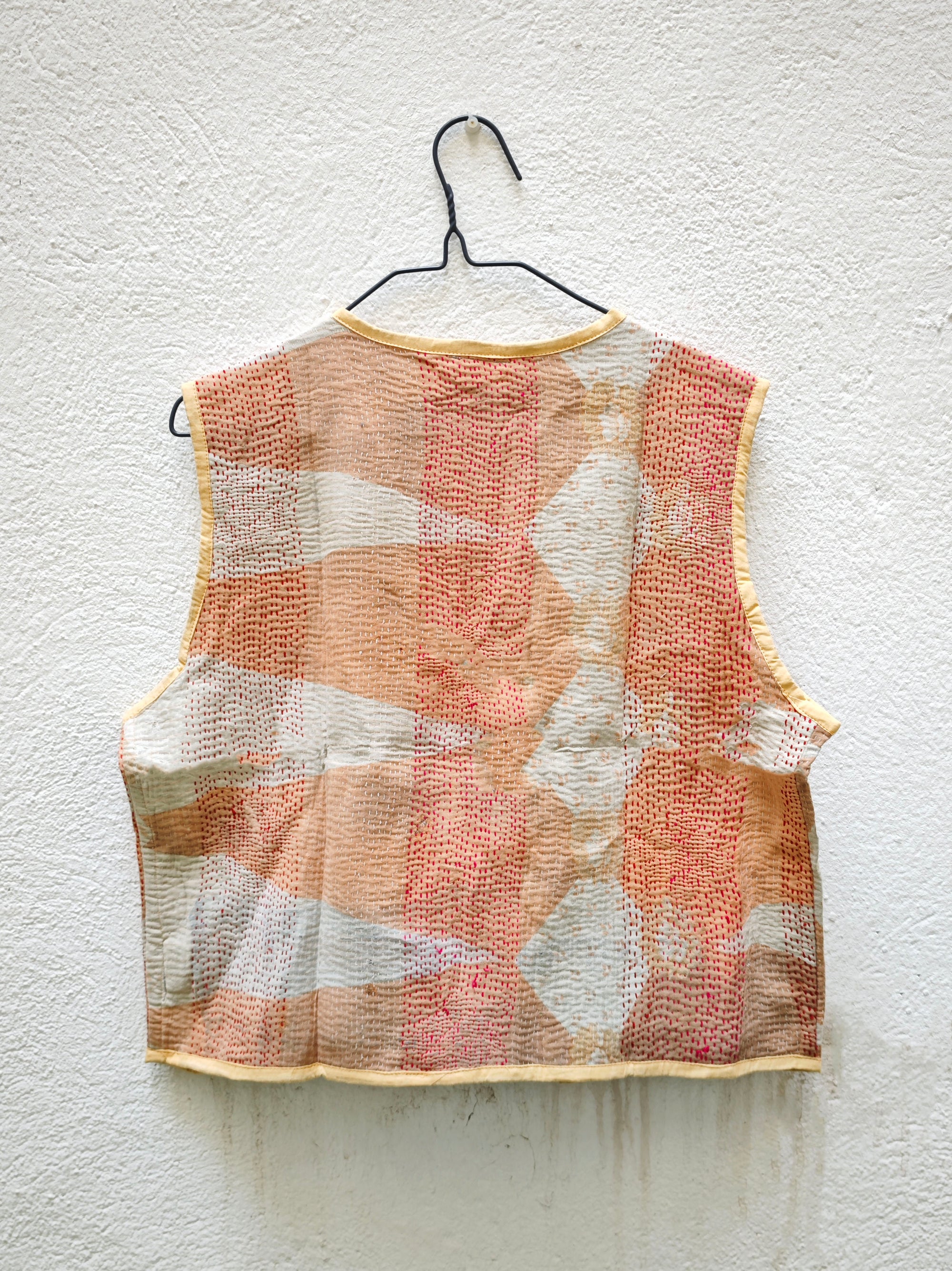 CHALECO PICOS VINTAGE KANTHA 1-2-3-4-5-6-7-8-9-10-11-12-13-14-15-16