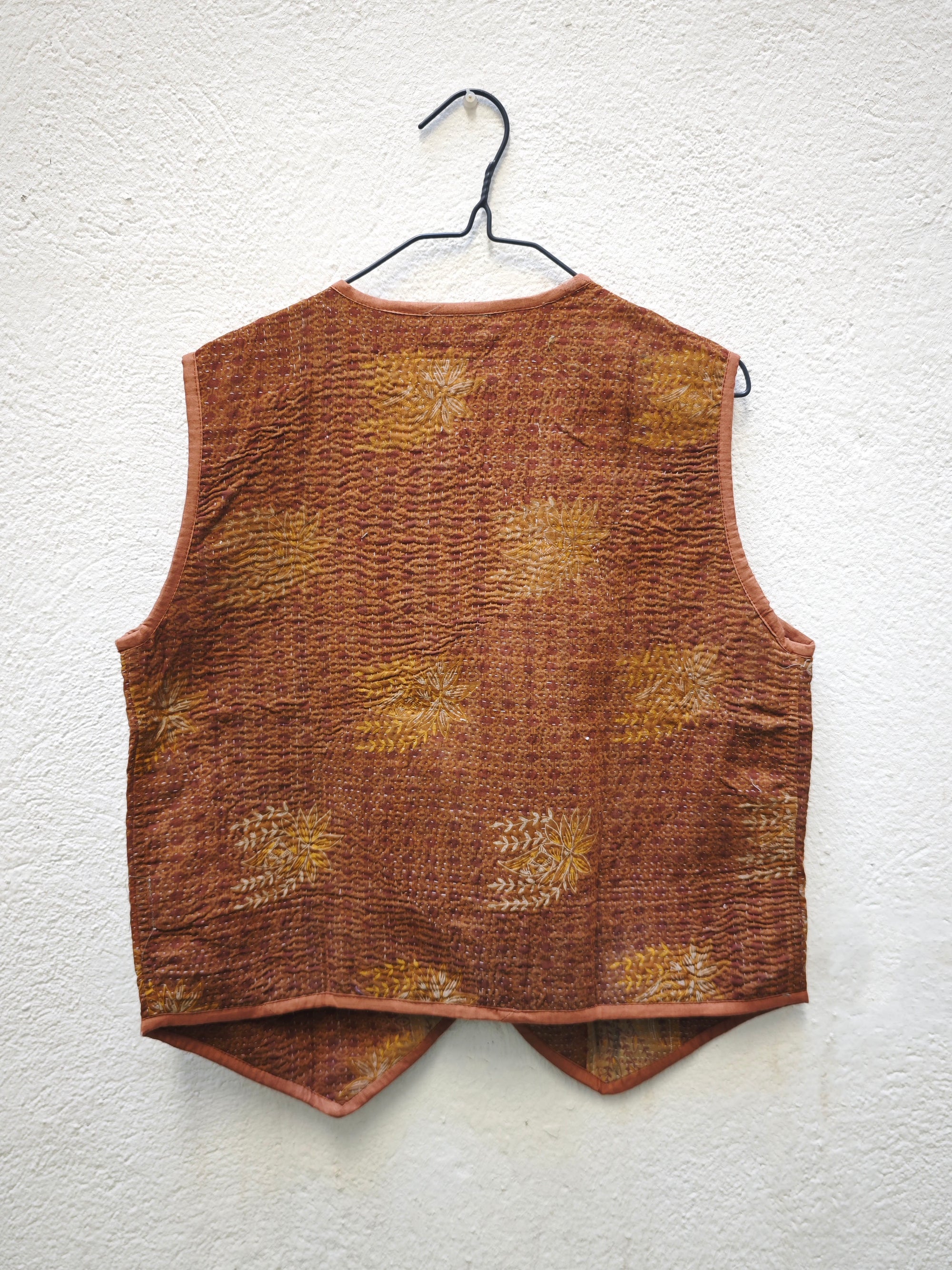 CHALECO PICOS VINTAGE KANTHA 1-2-3-4-5-6-7-8-9-10-11-12-13-14-15-16