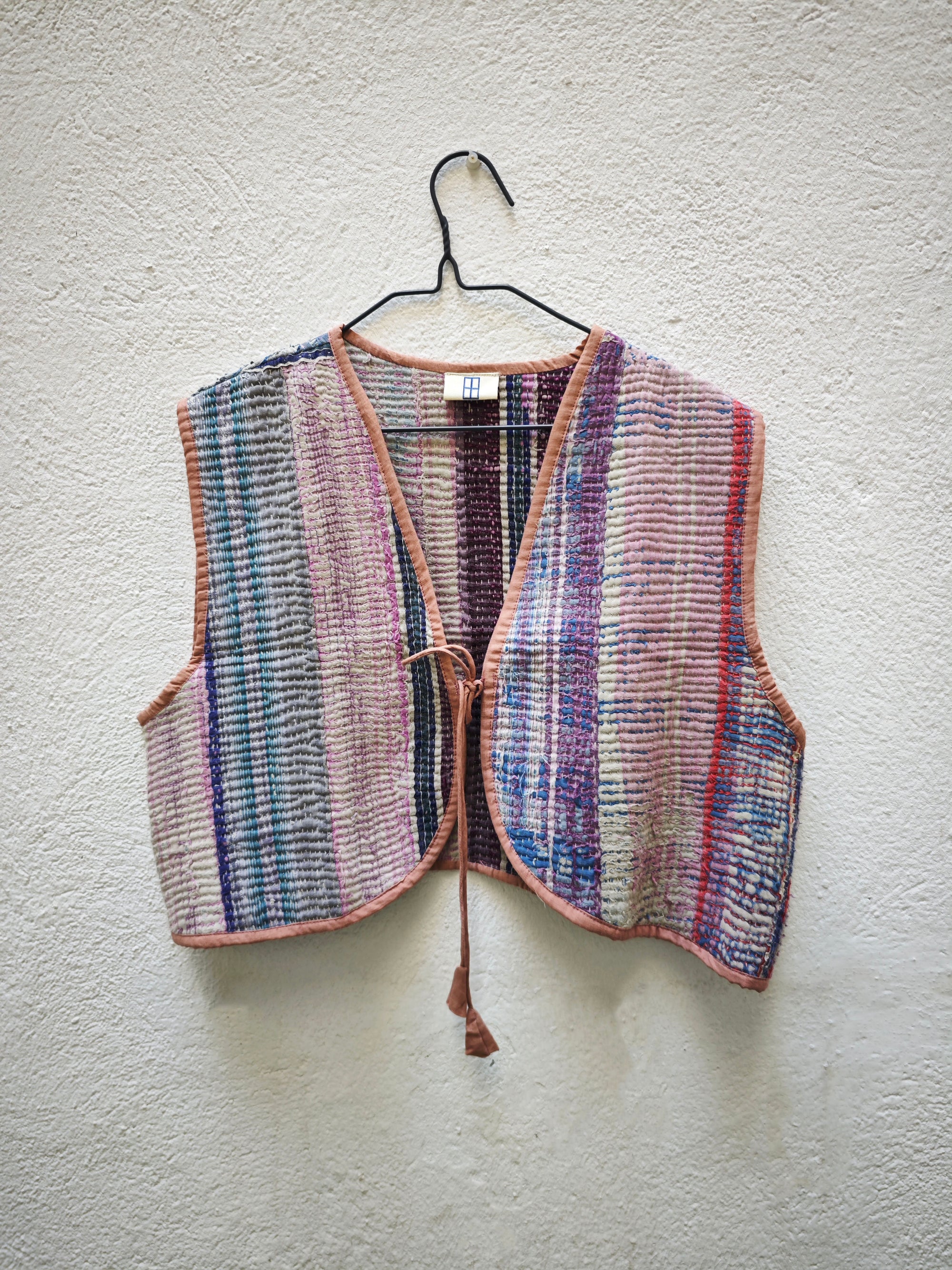 CHALECOS NUDO VINTAGE KANTHA 1-2-3-4-5-6-7-8-9-10-11