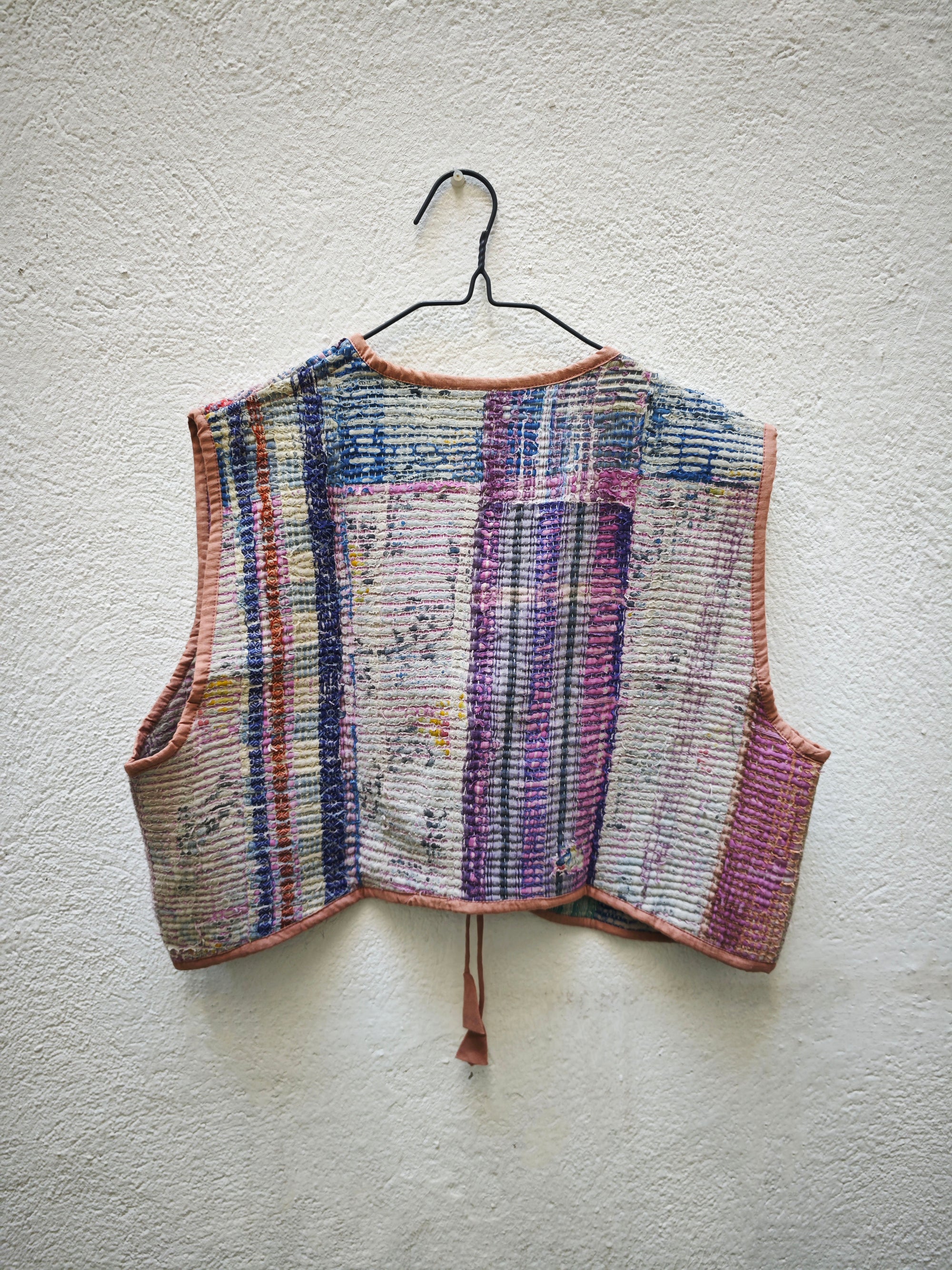 CHALECOS NUDO VINTAGE KANTHA 1-2-3-4-5-6-7-8-9-10-11