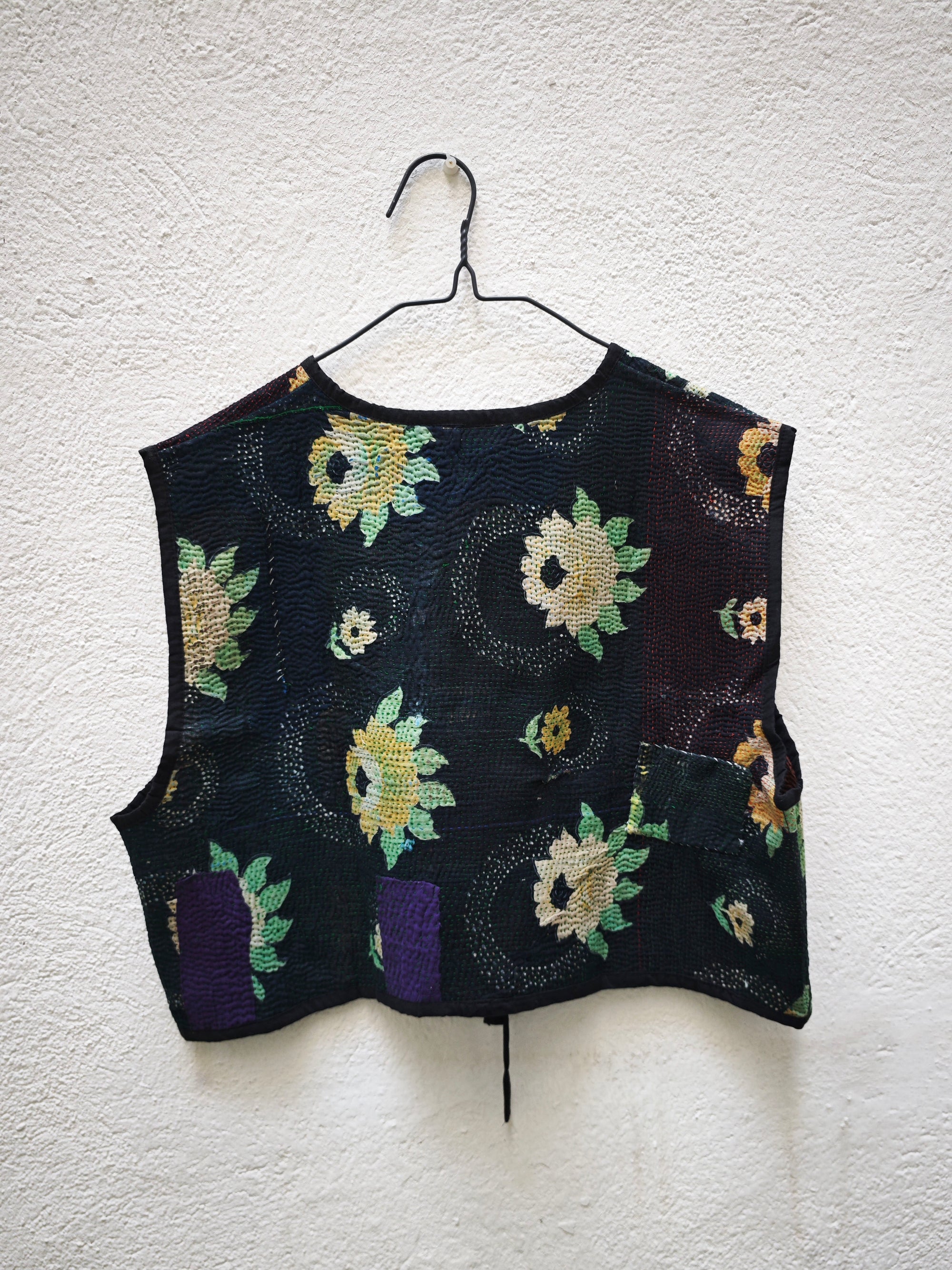 CHALECOS NUDO VINTAGE KANTHA 1-2-3-4-5-6-7-8-9-10-11