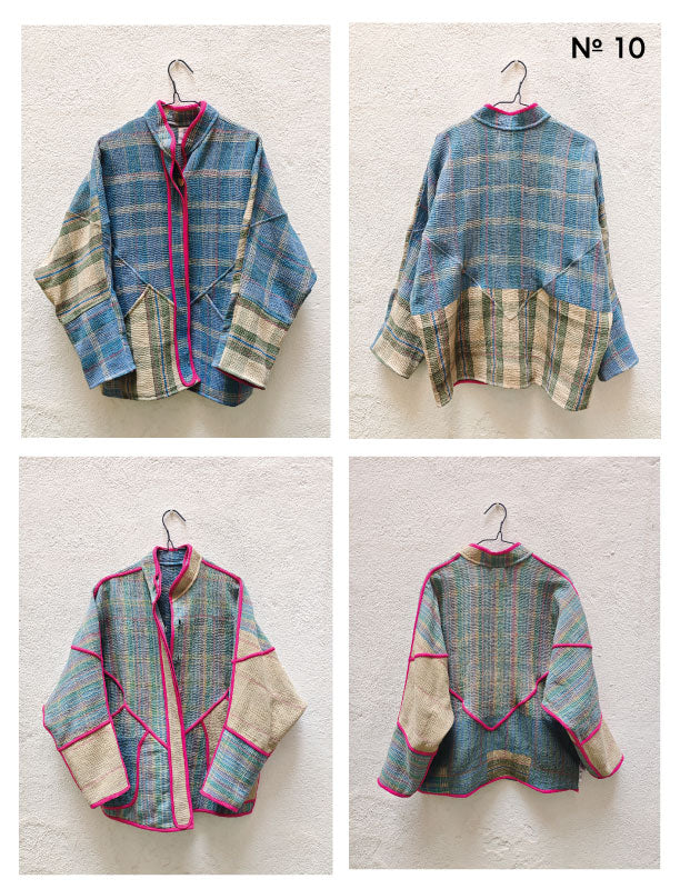 CHAQUETAS VINTAGE KANTHA 1-2-3-4-5-6-7-8-9-10-11-12-13-14-15-16-17-18-19