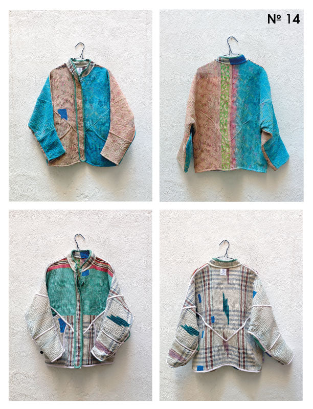 CHAQUETAS VINTAGE KANTHA 1-2-3-4-5-6-7-8-9-10-11-12-13-14-15-16-17-18-19