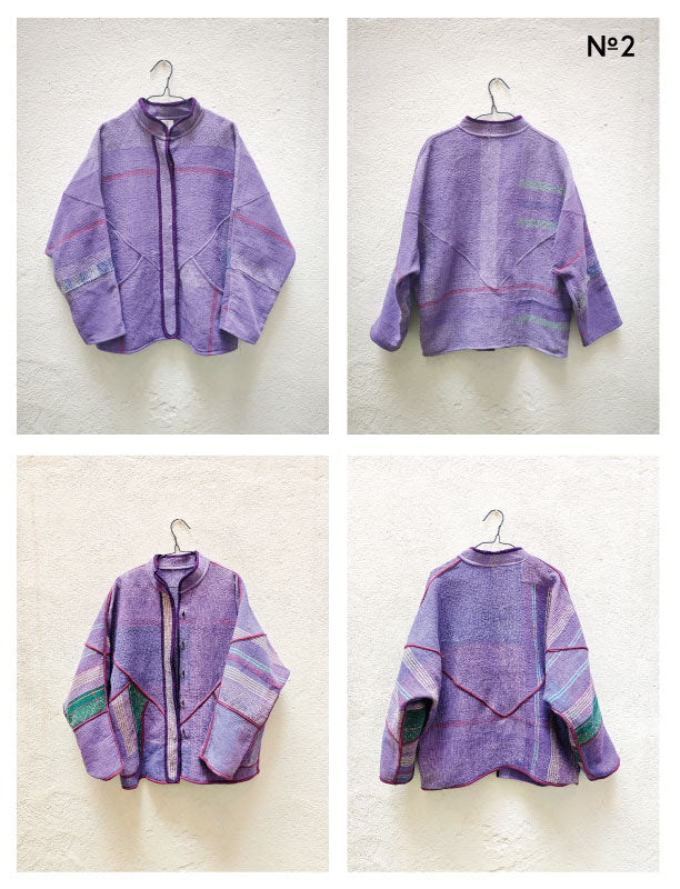 CHAQUETAS VINTAGE KANTHA 1-2-3-4-5-6-7-8-9-10-11-12-13-14-15-16-17-18-19