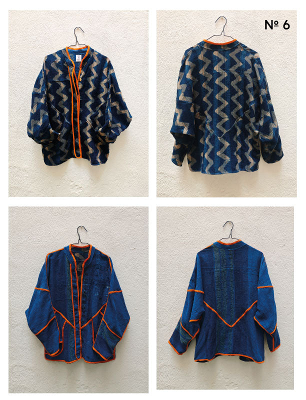 CHAQUETAS VINTAGE KANTHA 1-2-3-4-5-6-7-8-9-10-11-12-13-14-15-16-17-18-19