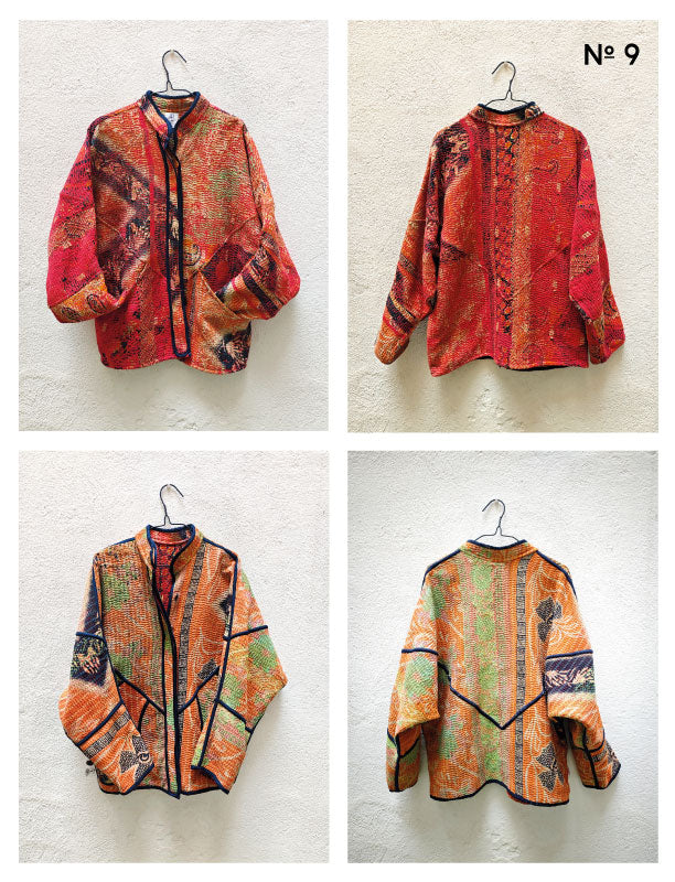 CHAQUETAS VINTAGE KANTHA 1-2-3-4-5-6-7-8-9-10-11-12-13-14-15-16-17-18-19