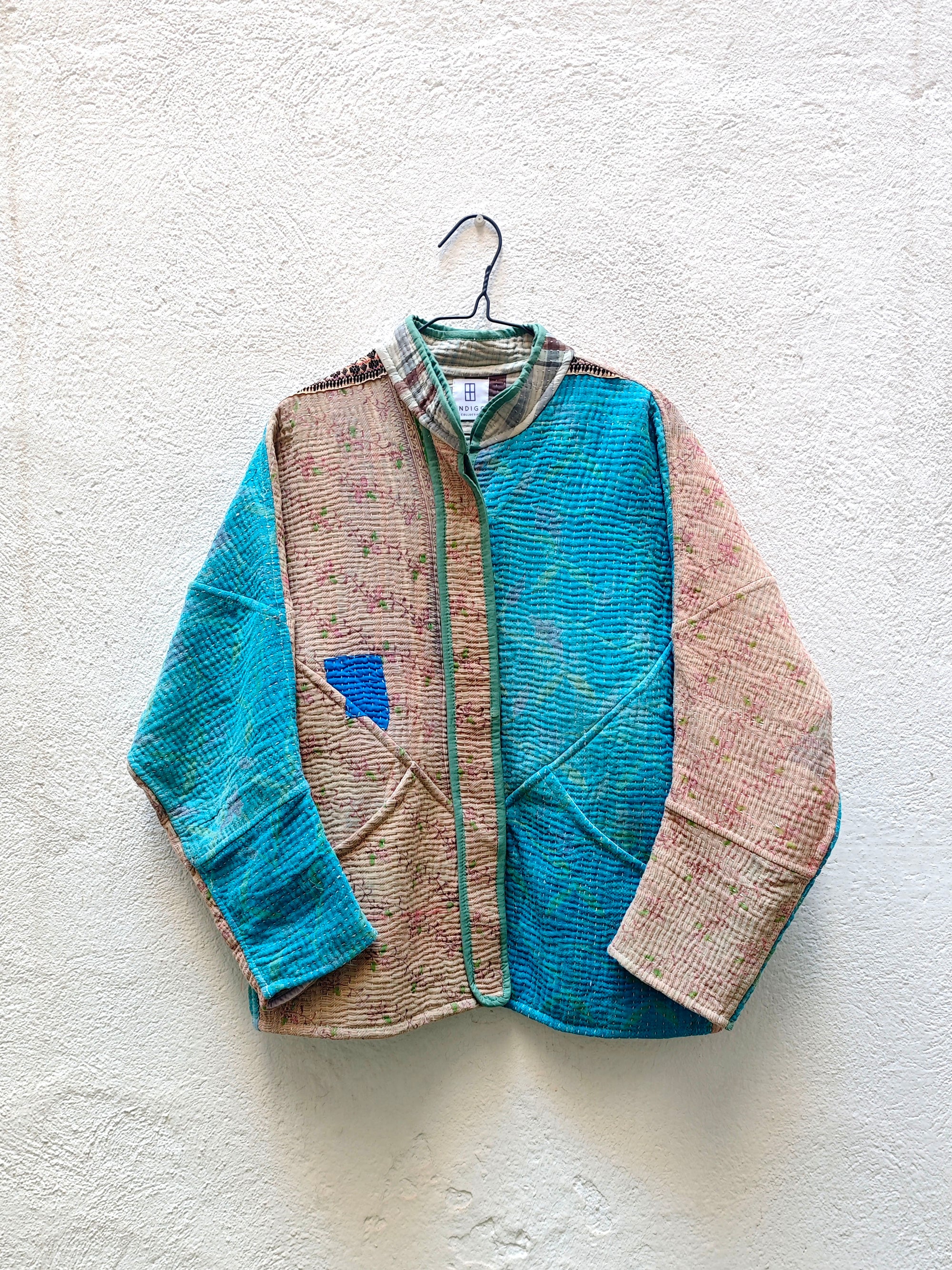 CHAQUETAS VINTAGE KANTHA 1-2-3-4-5-6-7-8-9-10-11-12-13-14-15-16-17-18-19