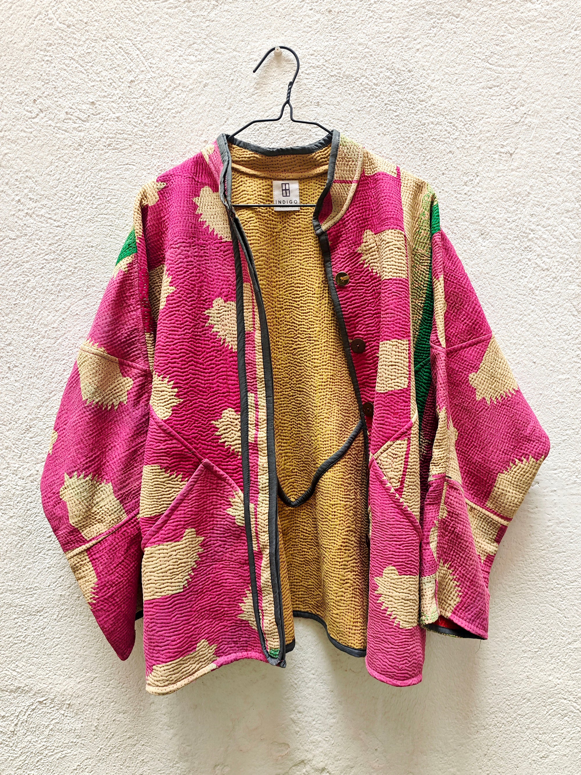 CHAQUETAS VINTAGE KANTHA 1-2-3-4-5-6-7-8-9-10-11-12-13-14-15-16-17-18-19