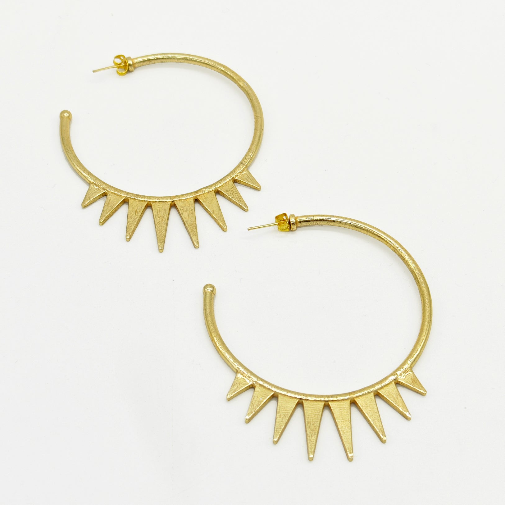 PENDIENTE ARO PUNKY ORO XL