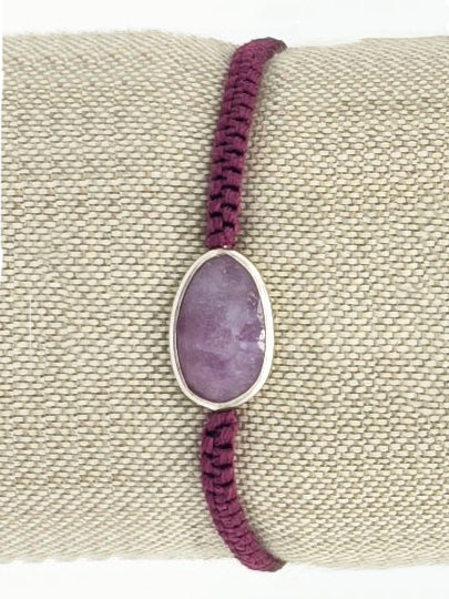 PULSERA MACRAMÉ PIEDRA PRECIOSA