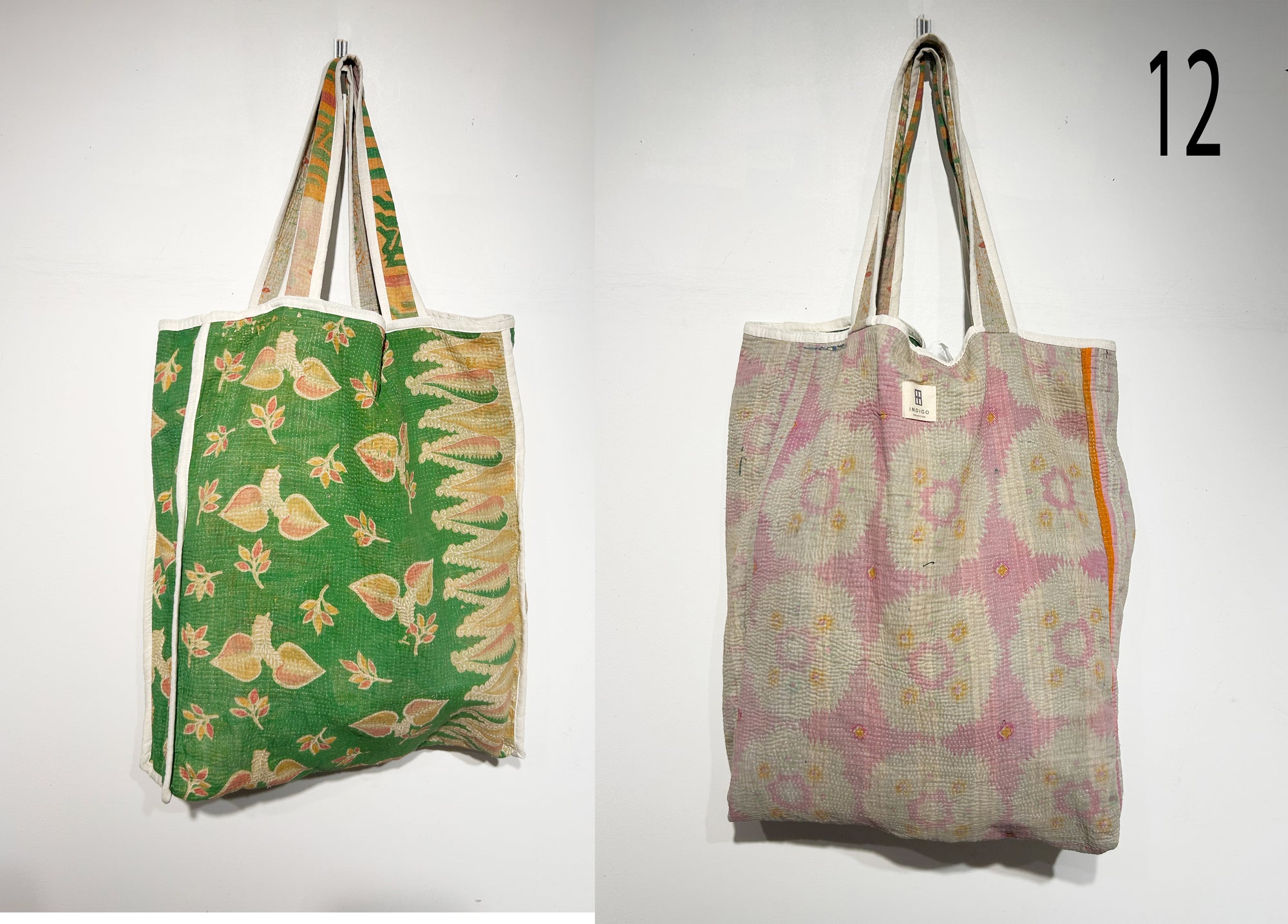 BOLSO TOTE VINTAGE KANTHA