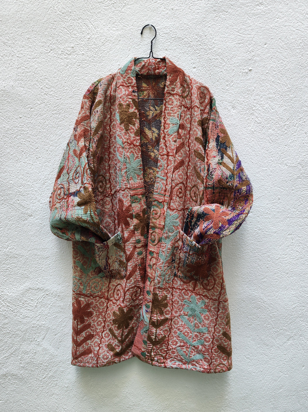 ABRIGOS LARGA KANTHA- SUZANI 1-2-3-4-5-6-7-8-9