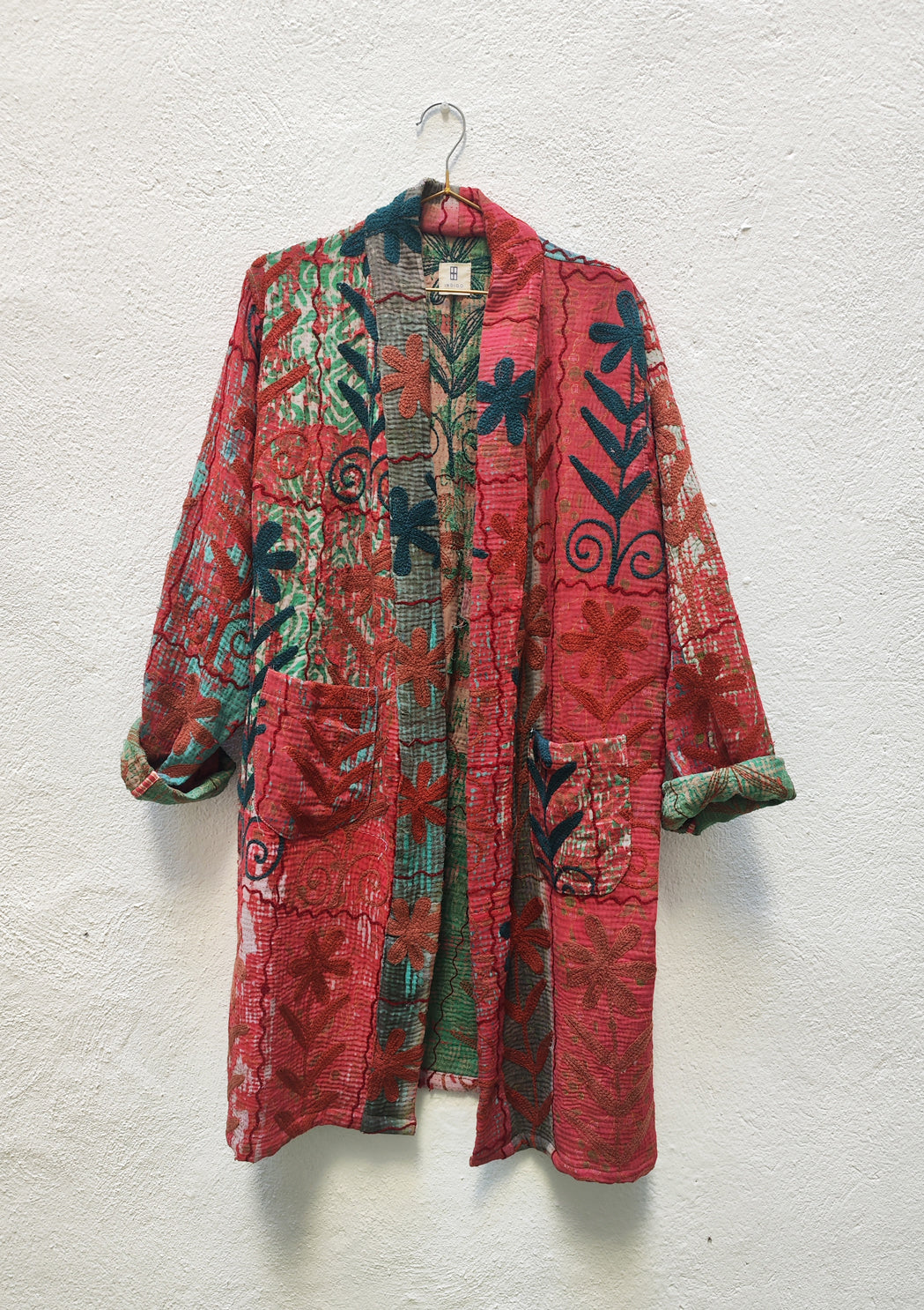 ABRIGOS LARGA KANTHA- SUZANI 1-2-3-4-5-6-7-8-9