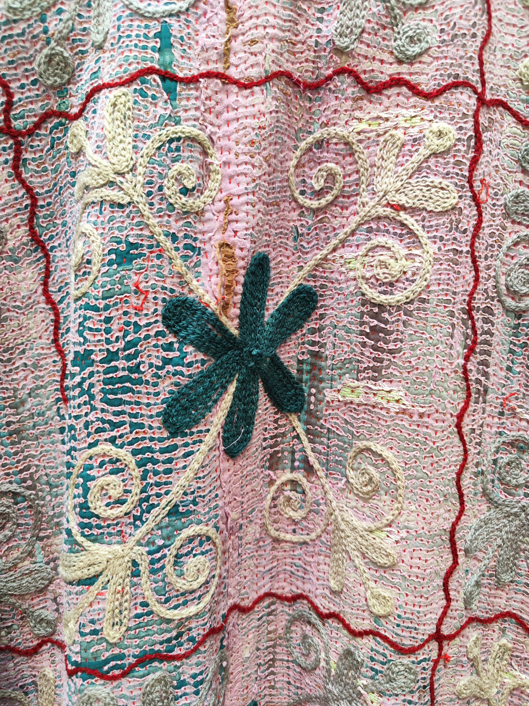 ABRIGOS LARGA KANTHA- SUZANI 1-2-3-4-5-6-7-8-9